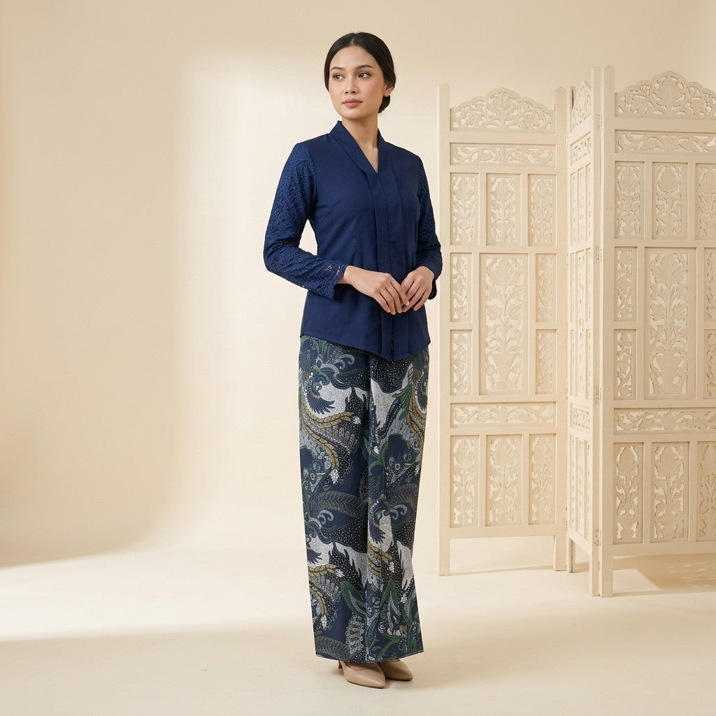 KAMDAR Aliah Instant Pario Skirt | Wrap Skirt Flowy Selesa Tanpa Lilit | Raya & Casual | Free Size