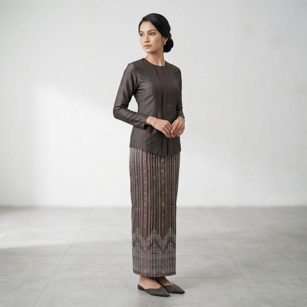 Andani Instant Songket Skirt
