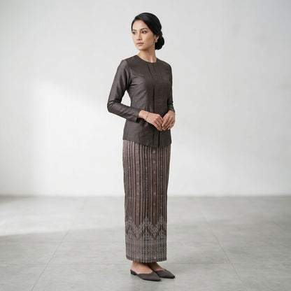 Andani Instant Songket Skirt