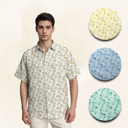 Artemis Floral Cotton Shirts Regular to Plus Size