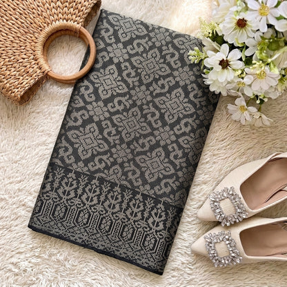 KAMDAR – Cahaya Mutiara Songket Metallic Kain Pasang | Songket Berkualiti Tinggi – 2M/4M