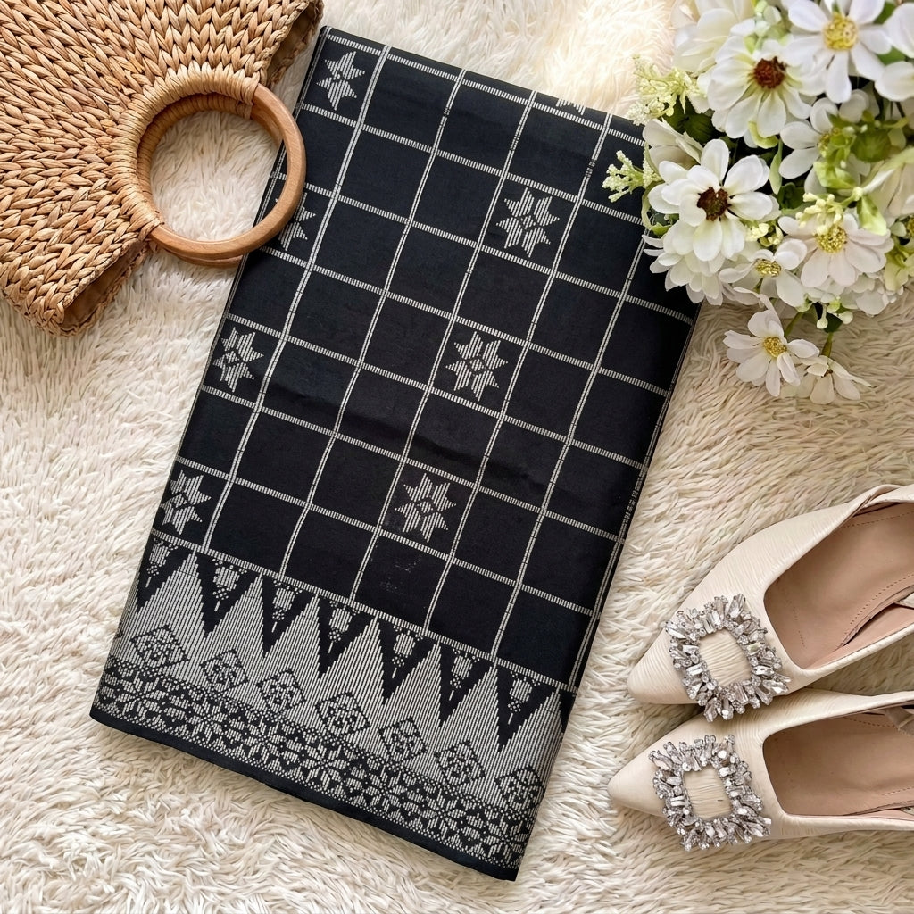 KAMDAR – Cahaya Mutiara Songket Metallic Kain Pasang | Songket Berkualiti Tinggi – 2M/4M