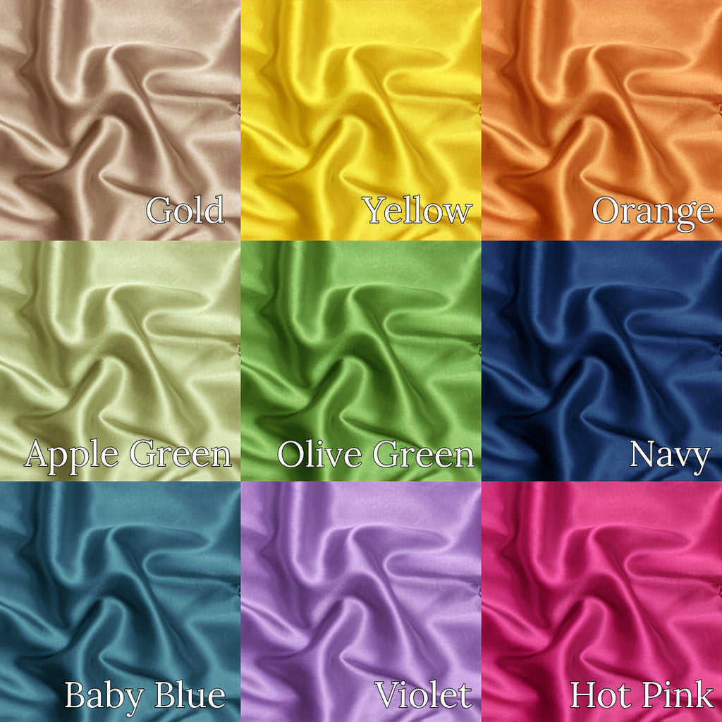 KAMDAR - Open Meter Stefano Italian Plain Satin Bidang 58"