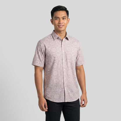 KAMDAR Aaron Satin Shirt Lelaki | Kemeja Lengan Pendek Satin Premium | Smart Casual & Formal | M-5XL