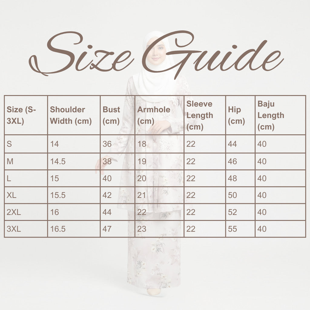 KAMDAR Lunara Kebaya Modern Satin • Slim Fit • Mother Daughter Set • S–3XL & 2–12