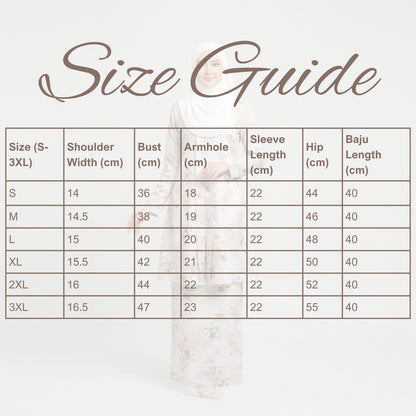 KAMDAR Lunara Kebaya Modern Satin • Slim Fit • Mother Daughter Set • S–3XL & 2–12