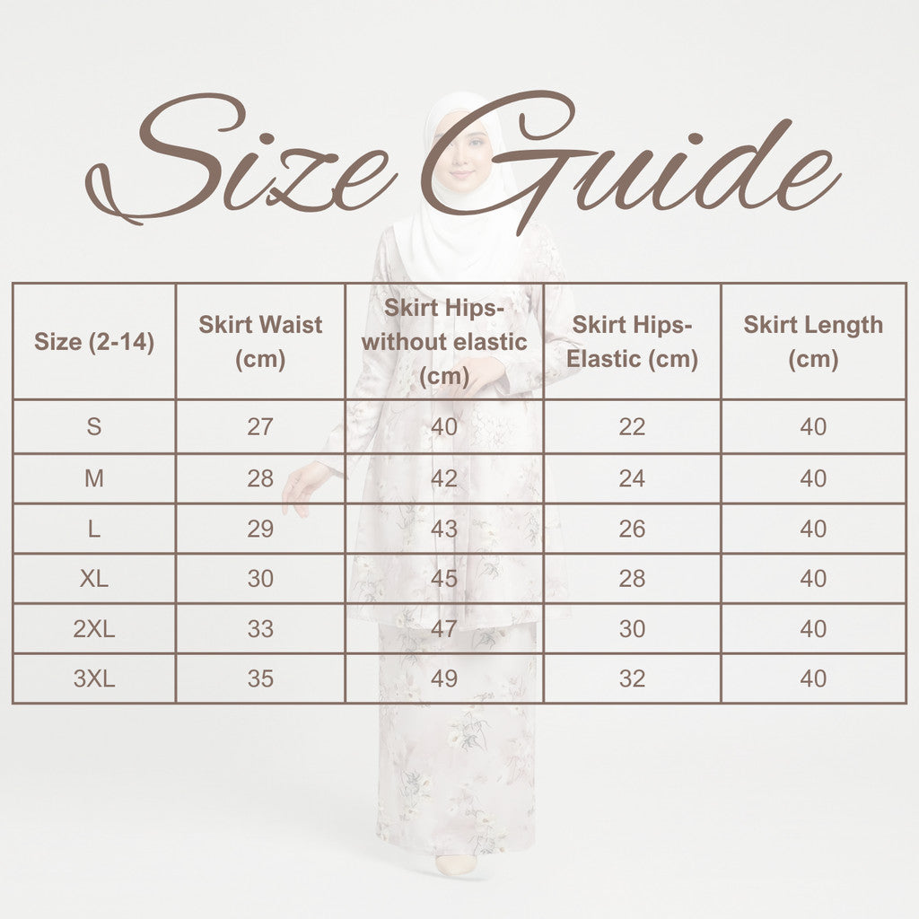 KAMDAR Lunara Kebaya Modern Satin • Slim Fit • Mother Daughter Set • S–3XL & 2–12