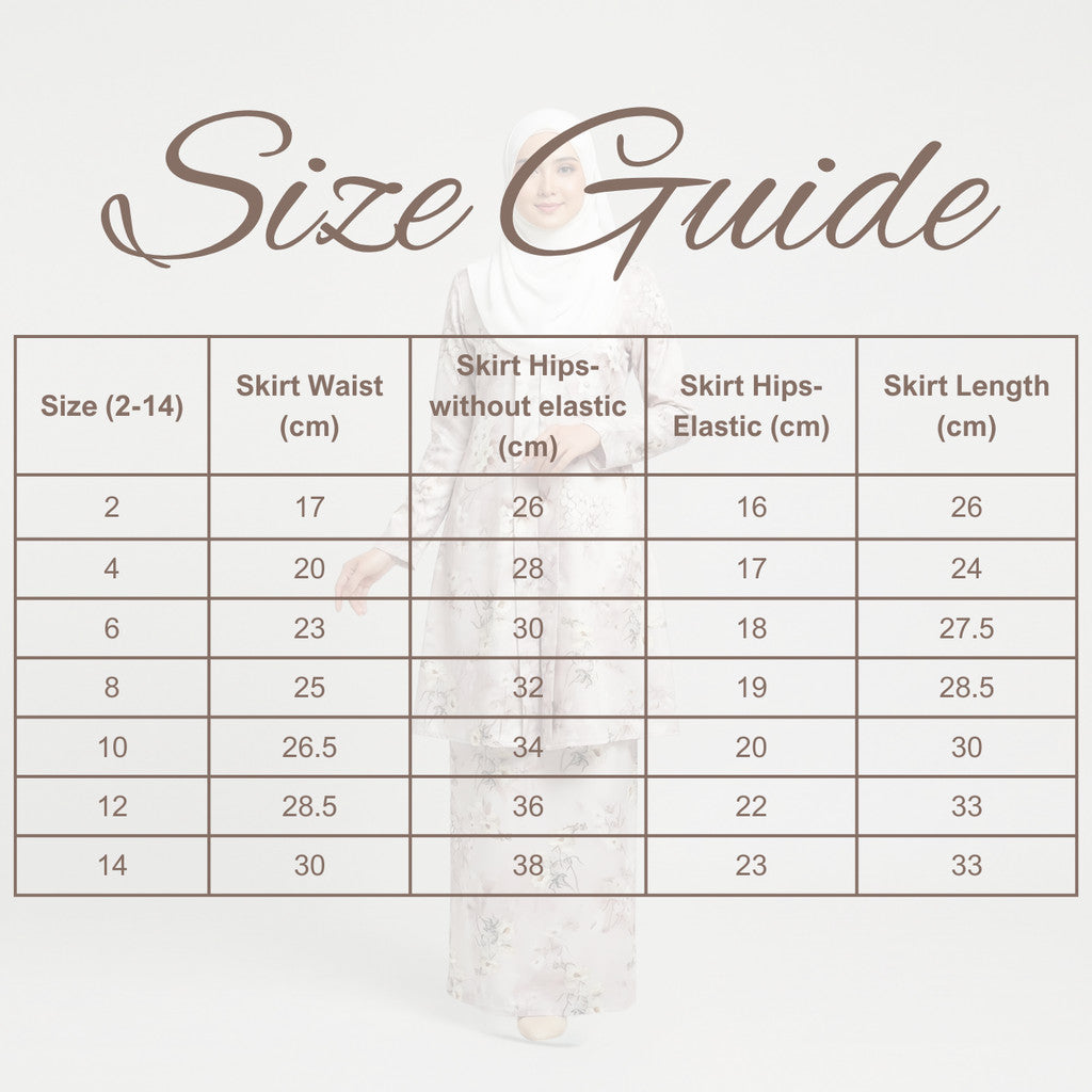 KAMDAR Lunara Kebaya Modern Satin • Slim Fit • Mother Daughter Set • S–3XL & 2–12