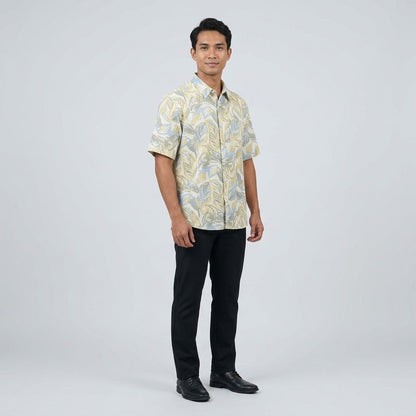 KAMDAR Asterion Lycra Shirt Lelaki | Kemeja Lengan Pendek Stretchable Breathable | Smart Casual | M-5XL