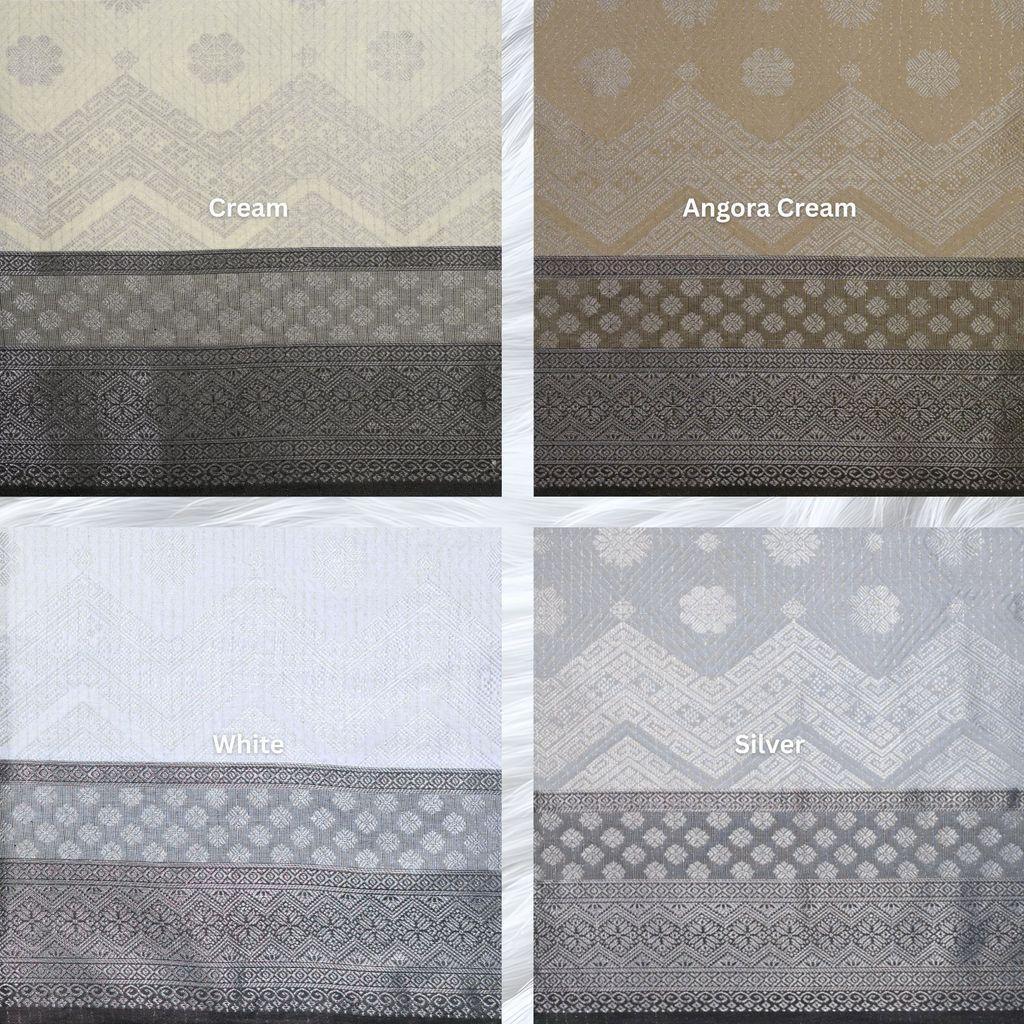 KAMDAR Srikandi Cahaya Metallic Songket | Kain Songket Berkilat Ironless Tak Jarang | Bidang 44