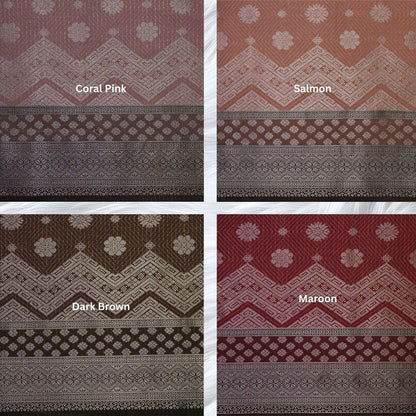 KAMDAR Srikandi Cahaya Metallic Songket | Kain Songket Berkilat Ironless Tak Jarang | Bidang 44