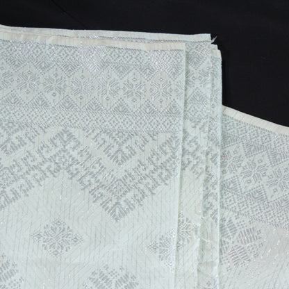 KAMDAR Songket Pyramid One Side Border Bidang 44" Open Meter (Kain Ela) - Ironless & Tak Jarang