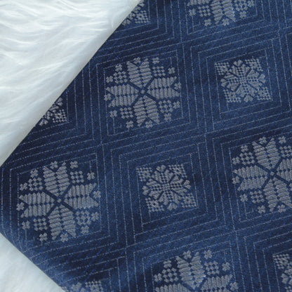 KAMDAR Songket Pyramid One Side Border Bidang 44" Open Meter (Kain Ela) - Ironless & Tak Jarang