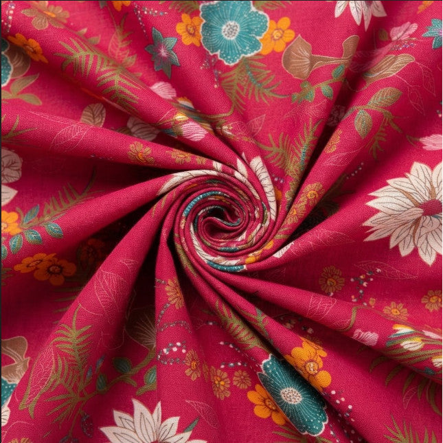 KAMDAR – Parisa Chanderi Premium Kain Pasang | Fabrik Ringan Berkilat | 2M / 4M