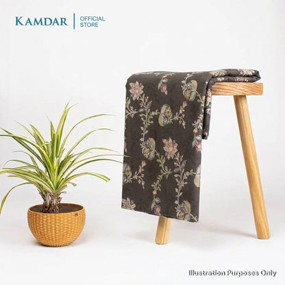 KAMDAR – Parisa Chanderi Premium Kain Pasang | Fabrik Ringan Berkilat | 2M / 4M