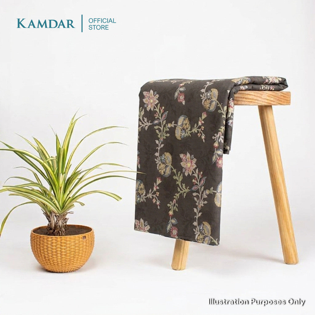 KAMDAR – Parisa Chanderi Premium Kain Pasang | Fabrik Ringan Berkilat | 2M / 4M