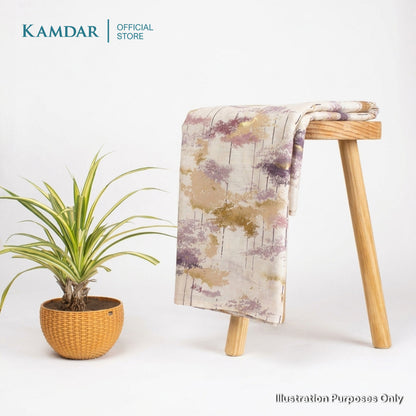 KAMDAR – Parisa Chanderi Premium Kain Pasang | Fabrik Ringan Berkilat | 2M / 4M