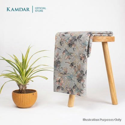 KAMDAR – Parisa Chanderi Premium Kain Pasang | Fabrik Ringan Berkilat | 2M / 4M