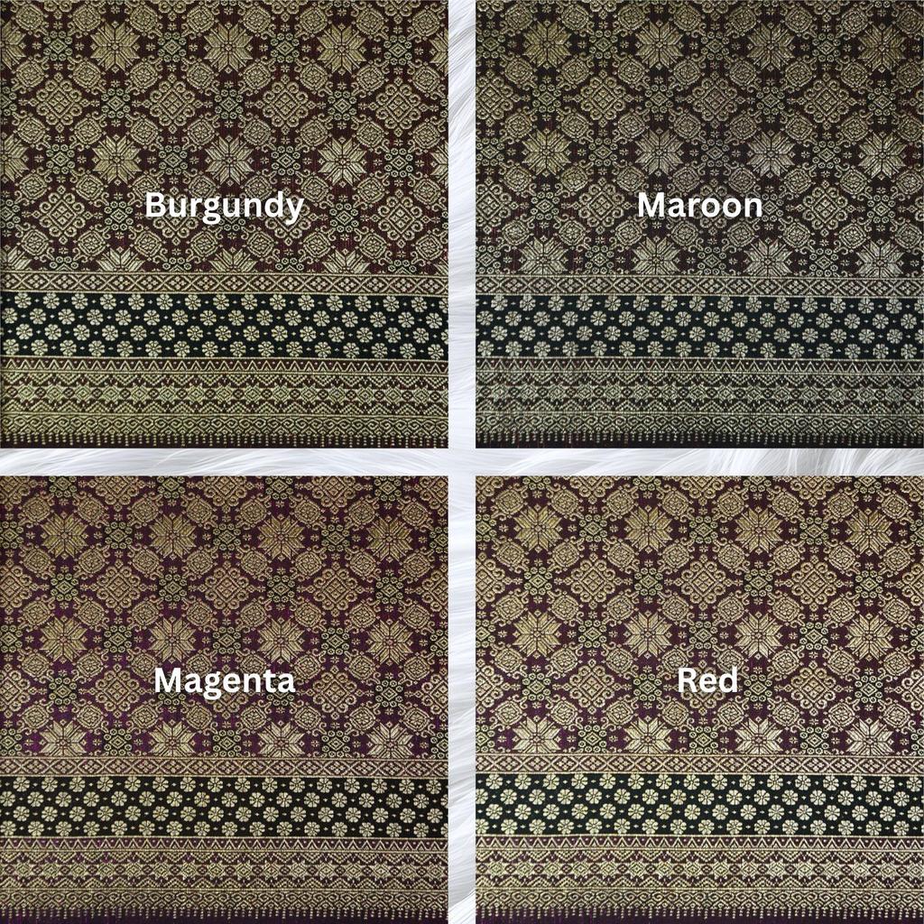 KAMDAR Srikandi Senja Metallic Songket | Kain Songket Berkilat Ironless Tak Jarang | Bidang 44