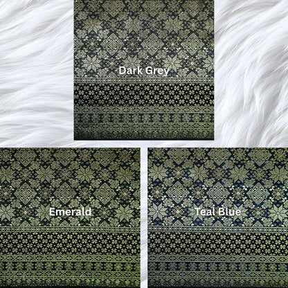 KAMDAR Srikandi Senja Metallic Songket | Kain Songket Berkilat Ironless Tak Jarang | Bidang 44