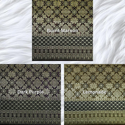 KAMDAR Srikandi Senja Metallic Songket | Kain Songket Berkilat Ironless Tak Jarang | Bidang 44