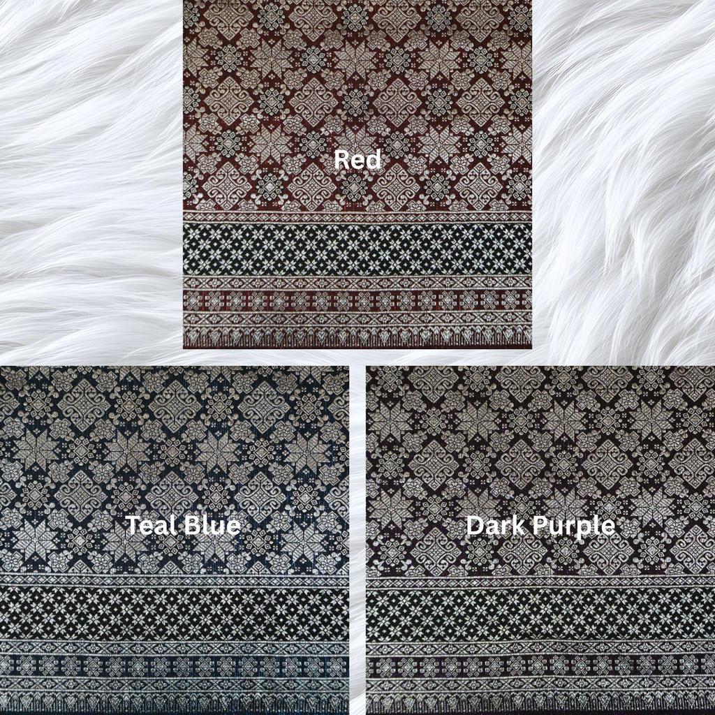 KAMDAR Srikandi Senja Metallic Songket | Kain Songket Berkilat Ironless Tak Jarang | Bidang 44