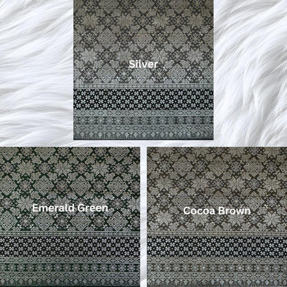 KAMDAR Srikandi Senja Metallic Songket | Kain Songket Berkilat Ironless Tak Jarang | Bidang 44