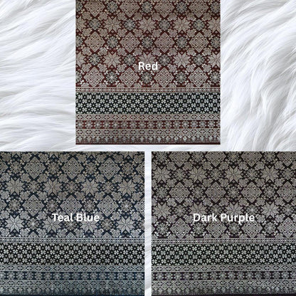 KAMDAR Srikandi Senja Metallic Songket | Kain Songket Berkilat Ironless Tak Jarang | Bidang 44