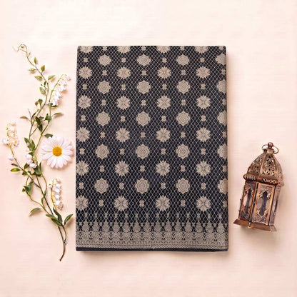 KAMDAR – Harum Melati Songket Metallic Kain Pasang | Songket Berkualiti Halus – 2M/4M