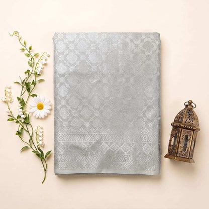 KAMDAR – Harum Melati Songket Metallic Kain Pasang | Songket Berkualiti Halus – 2M/4M