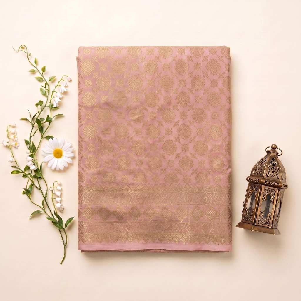 KAMDAR – Harum Melati Songket Metallic Kain Pasang | Songket Berkualiti Halus – 2M/4M