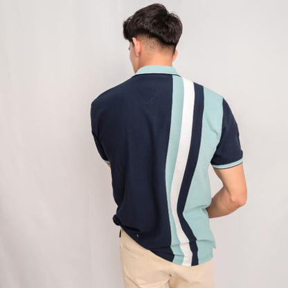 KAMDAR Stripe Polo T-Shirt Casual Short Sleeve Cotton Microfiber Casual Fashion T-Shirt Berkolar