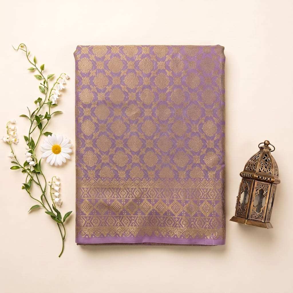 KAMDAR – Harum Melati Songket Metallic Kain Pasang | Songket Berkualiti Halus – 2M/4M