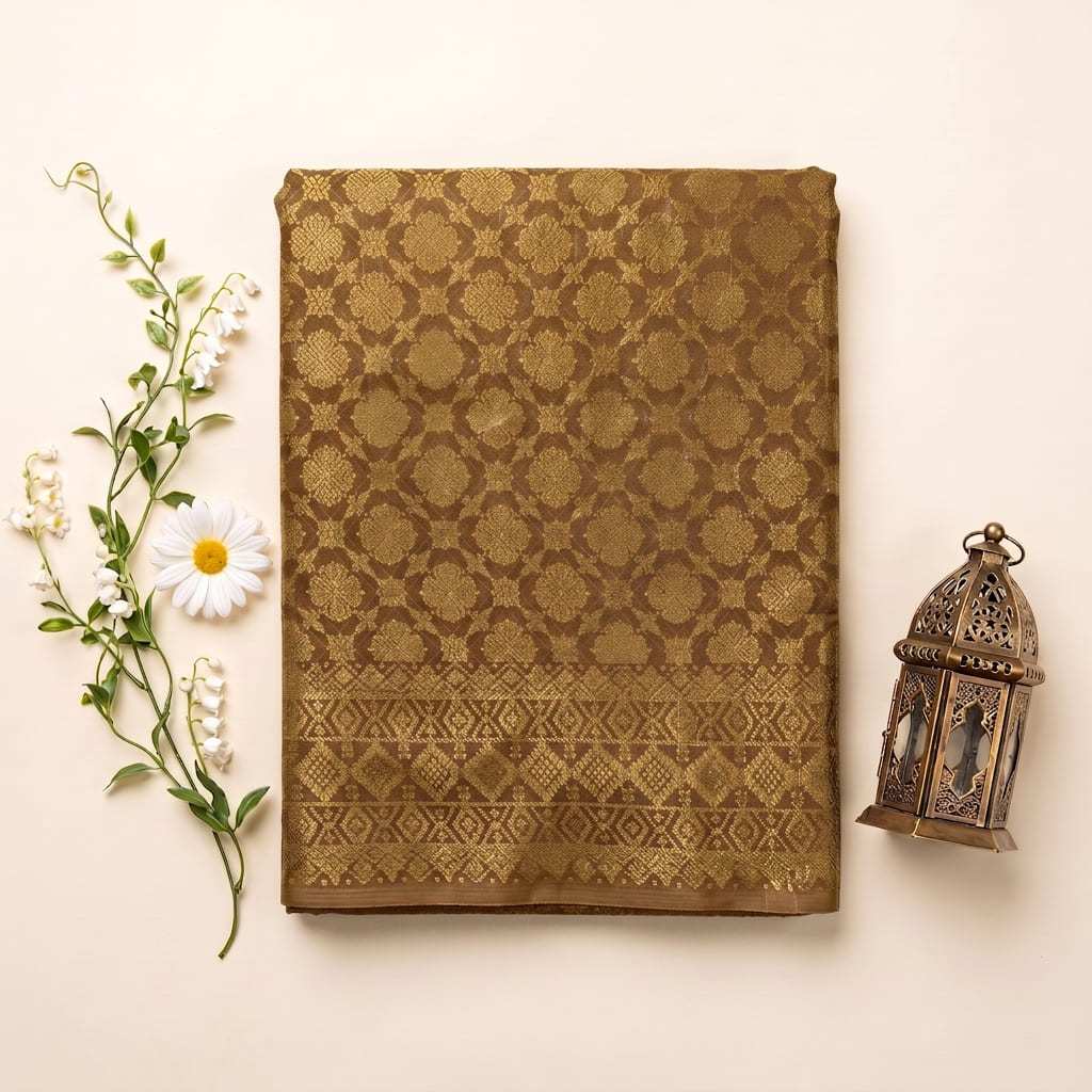 KAMDAR – Harum Melati Songket Metallic Kain Pasang | Songket Berkualiti Halus – 2M/4M
