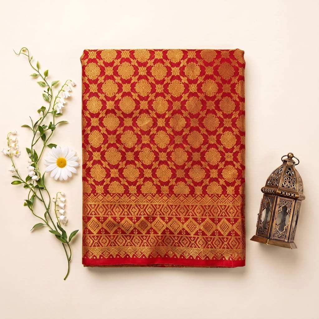 KAMDAR – Harum Melati Songket Metallic Kain Pasang | Songket Berkualiti Halus – 2M/4M
