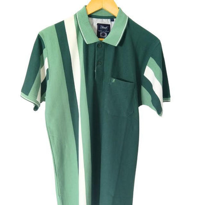 KAMDAR Stripe Polo T-Shirt Casual Short Sleeve Cotton Microfiber Casual Fashion T-Shirt Berkolar