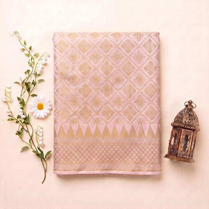 KAMDAR – Harum Melati Songket Metallic Kain Pasang | Songket Berkualiti Halus – 2M/4M