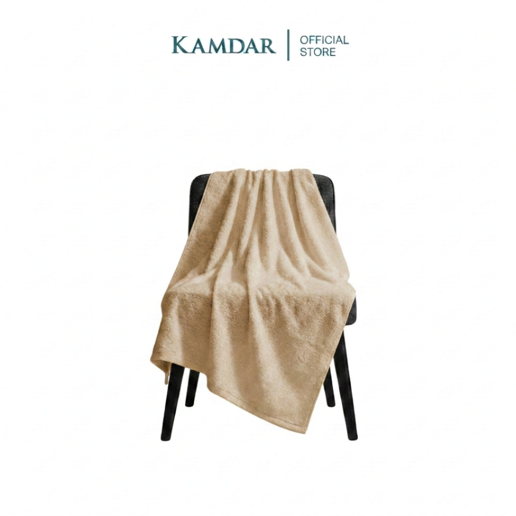 KAMDAR Cotton Bath Mat | Thick Absorbent Anti-Slip Bathroom Floor Mat | Soft Cushioned Machine Washable