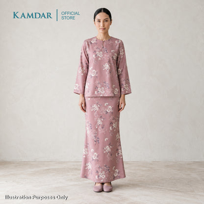 KAMDAR – Cecile Baju Kurung Kedah Moden | Koleksi Premium Wanita Elegan | Sesuai Majlis & Pejabat