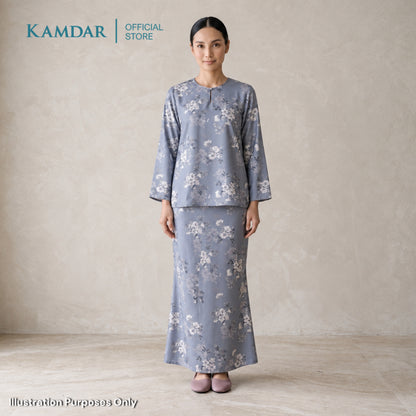 KAMDAR – Cecile Baju Kurung Kedah Moden | Koleksi Premium Wanita Elegan | Sesuai Majlis & Pejabat