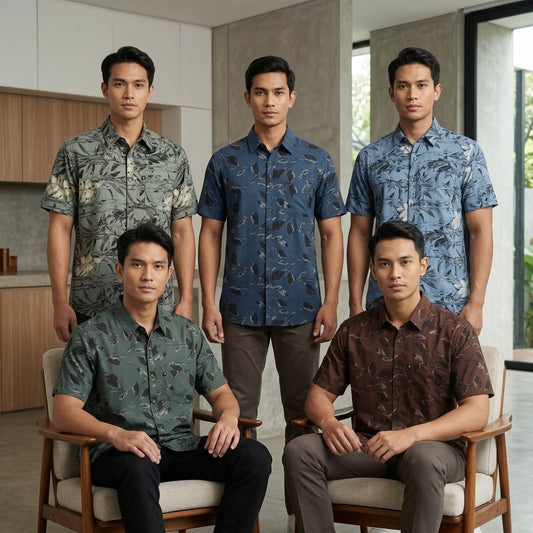 KAMDAR Avento Rayon Shirt Lelaki | Kemeja Lengan Pendek Rayon Breathable | Smart Casual | M-5XL