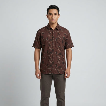 KAMDAR Avento Rayon Shirt Lelaki | Kemeja Lengan Pendek Rayon Breathable | Smart Casual | M-5XL