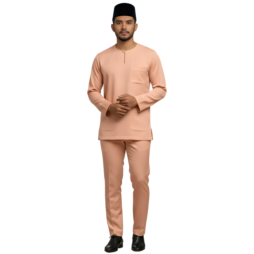 KAMDAR Electra Moden Teluk Belanga Johor Baju Melayu Dewasa