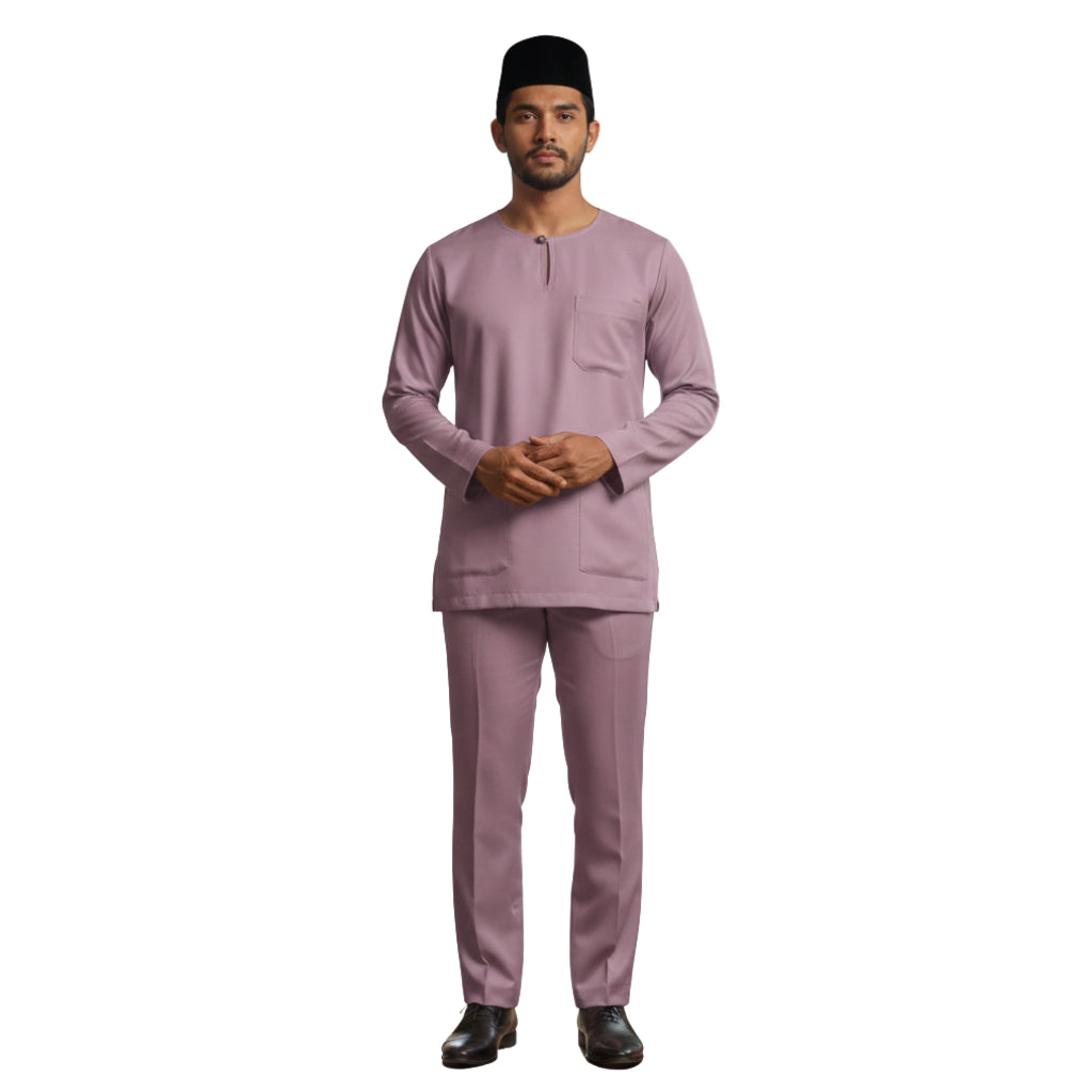 KAMDAR Electra Moden Teluk Belanga Johor Baju Melayu Dewasa