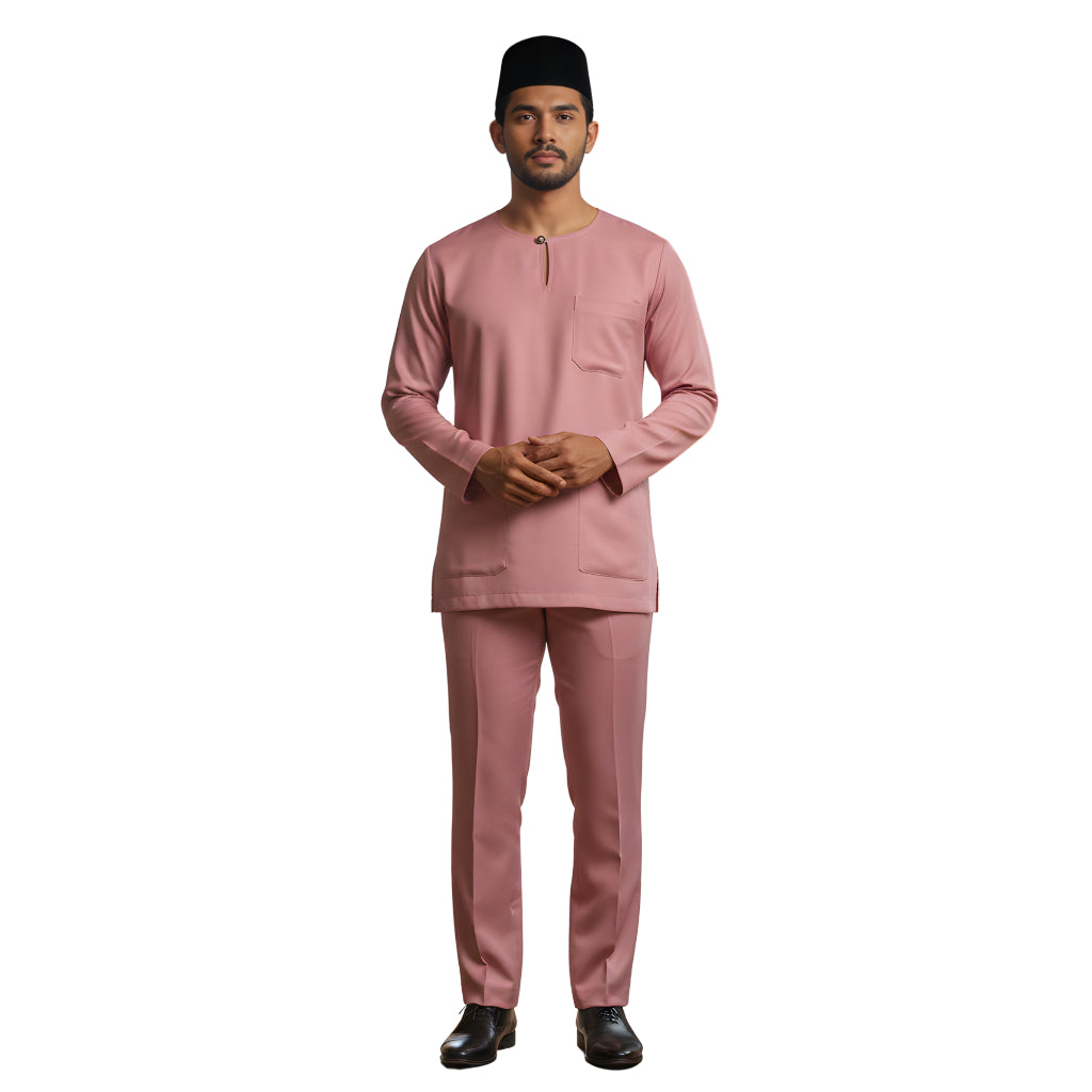 KAMDAR Electra Moden Teluk Belanga Johor Baju Melayu Dewasa
