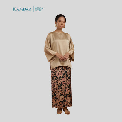 Matelda & Zander Set Kain Acetate – Floral Digital (2m + 2m)