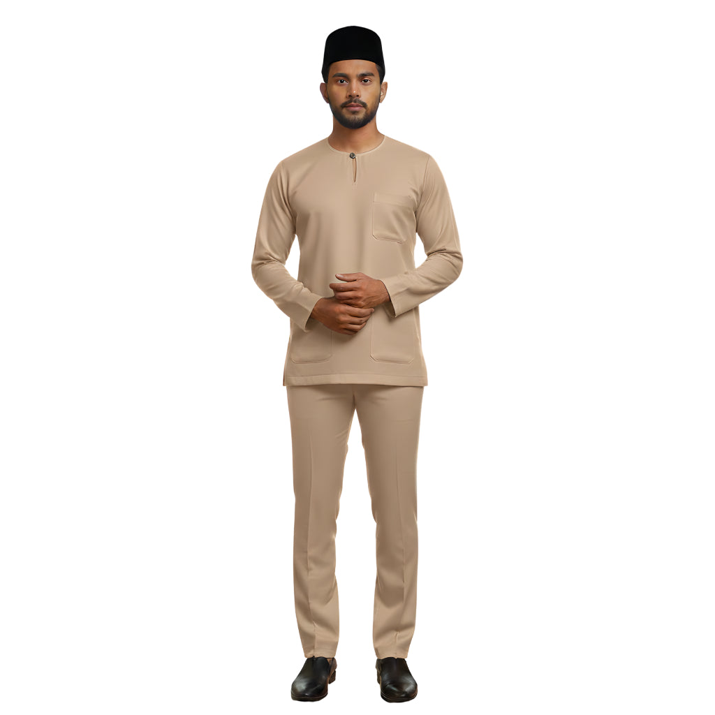 KAMDAR Electra Moden Teluk Belanga Johor Baju Melayu Dewasa