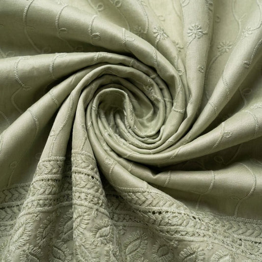 KAMDAR – Seri Aurora Kilauan Micro Two Tone Embroidery Kain Pasang (2M / 4M)