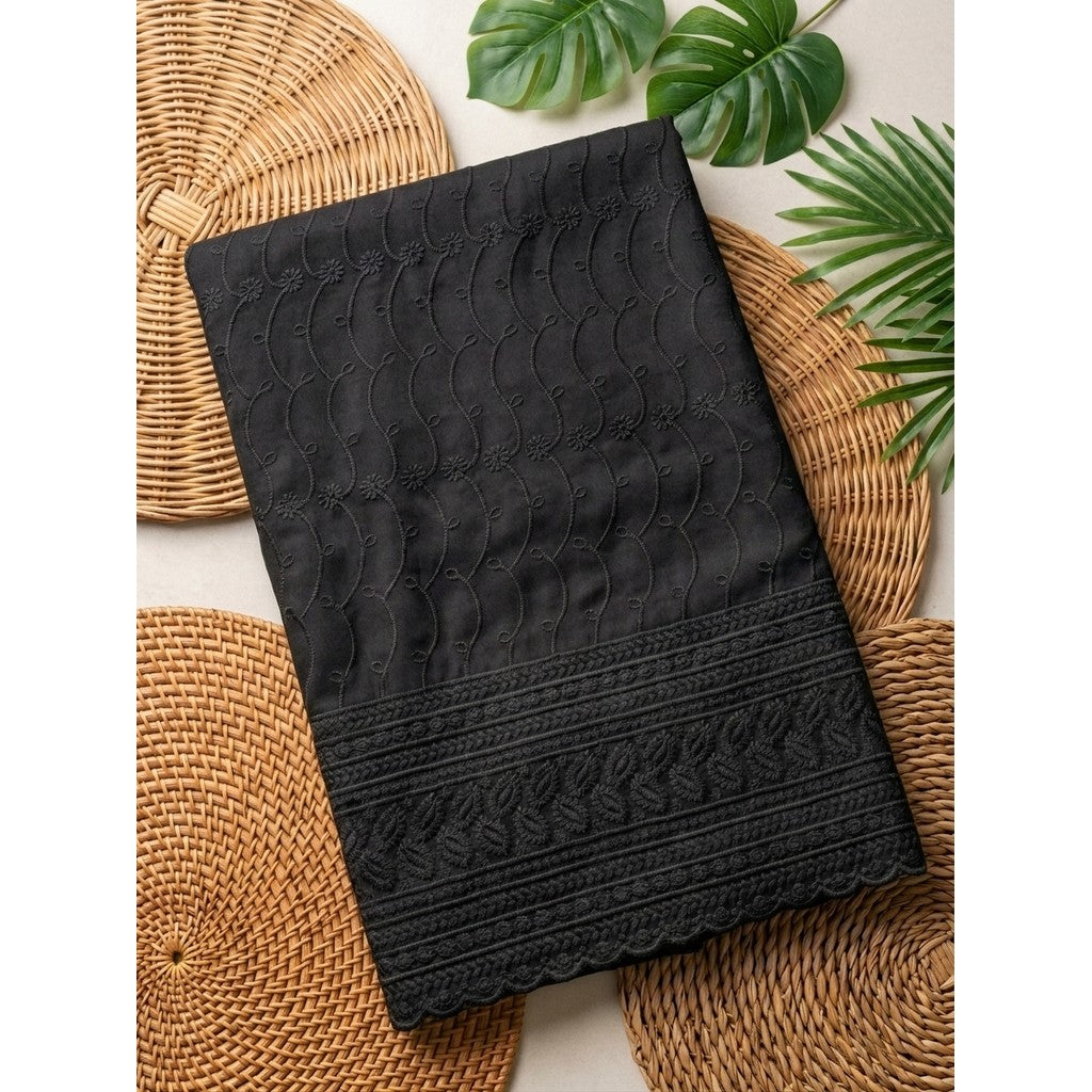 KAMDAR – Seri Aurora Kilauan Micro Two Tone Embroidery Kain Pasang (2M / 4M)