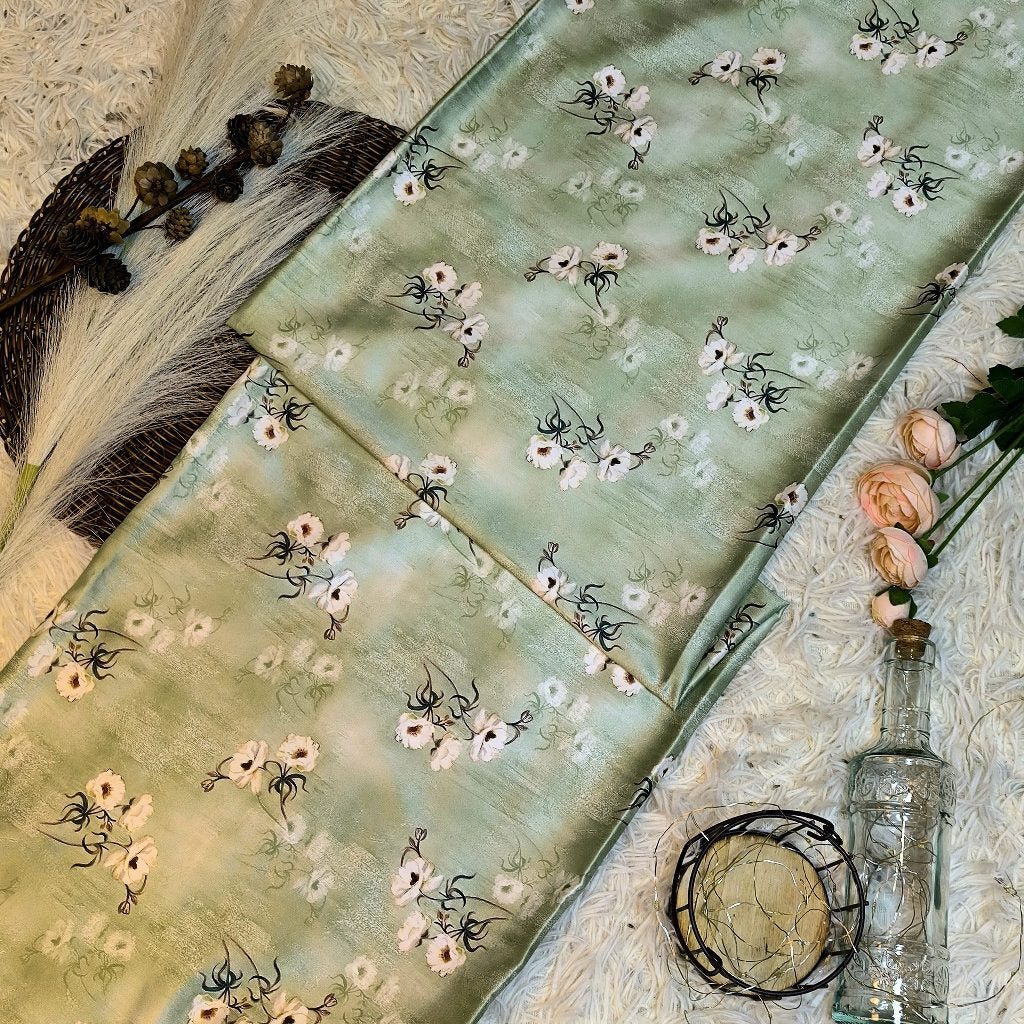 Elizabeth Kain Satin Digital Print – Bunga Halus